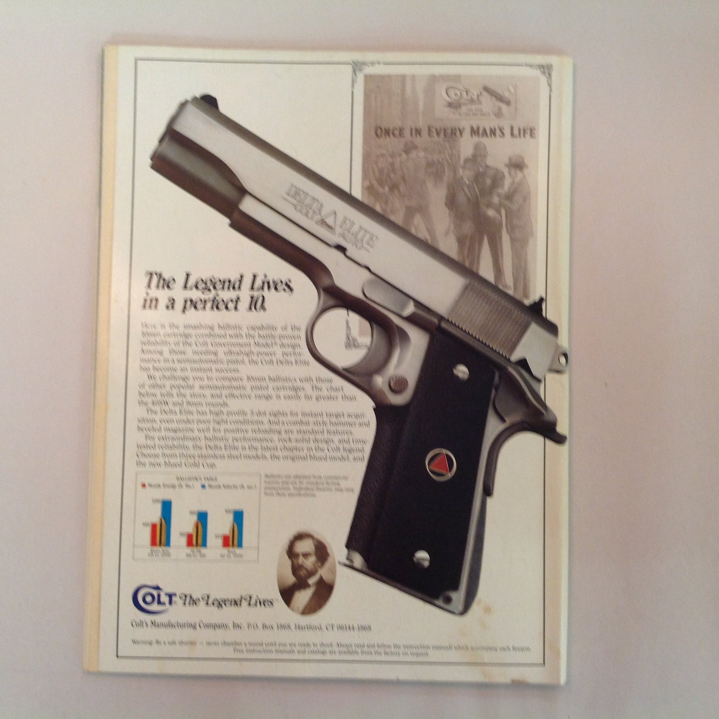 Vintage Aug 1991 Shooting Times Magazine Ruger's .45 Auto Is Ready Colt's .223 Binoculars for Hunting