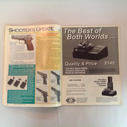 Vintage Apr 1993 Shooting Times Magazine High-Capacity Auto Pistols Top 25 Rifle Cartridges Handgun Hunting Challenge