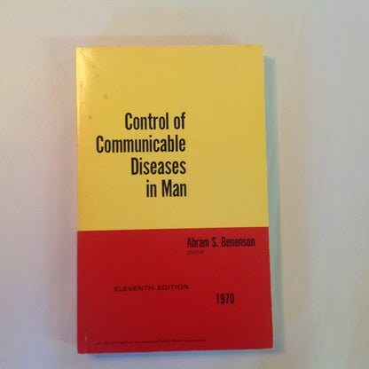 Vintage 1973 Trade Paperback Control of Communicable Diseases in Man 11th Ed Abram S. Benenson