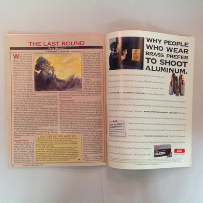Vintage Apr 1993 Shooting Times Magazine High-Capacity Auto Pistols Top 25 Rifle Cartridges Handgun Hunting Challenge