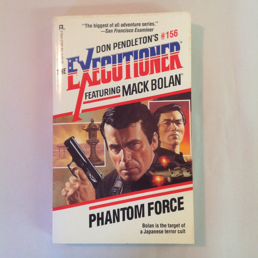 Vintage 1991 Mass Market Paperback The Executioner Featuring Mack Bolan #156 Phantom Force Don Pendleton