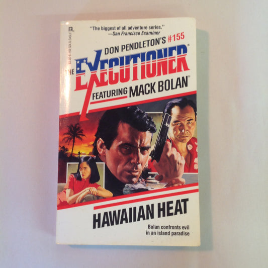 Vintage 1991 Mass Market Paperback The Executioner Featuring Mack Bolan #155 Hawaiian Heat Don Pendleton