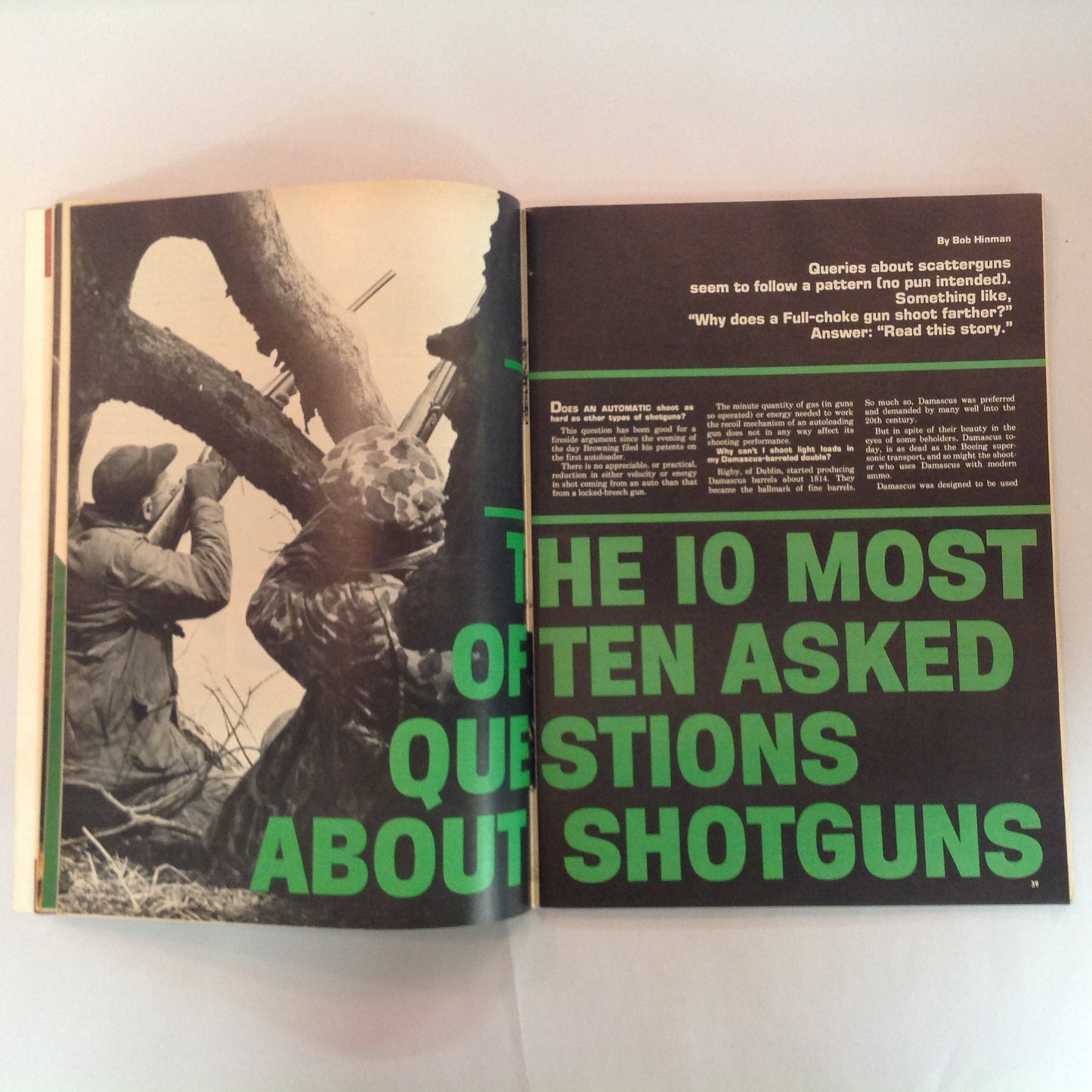 Vintage Sep 1971 Shooting Times Magazine Savage .250-3000 Handgunner's Delight 10 FAQ About Shotguns