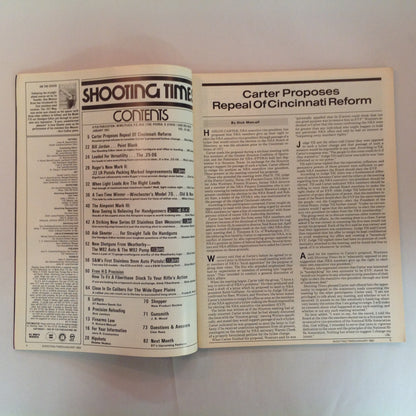 Vintage Jan 1983 Shooting Times Magazine Dan Wesson's First Stainless M715 .357 Magnum Handloading Bonus Fiberthane Stock