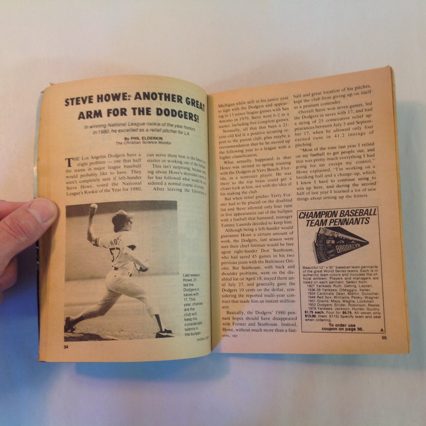 Vintage Apr 1981 Baseball Digest Magazine 1981 Rosters, Schedules and Pennant Race Previews Phils' MVP Mike Schmidt