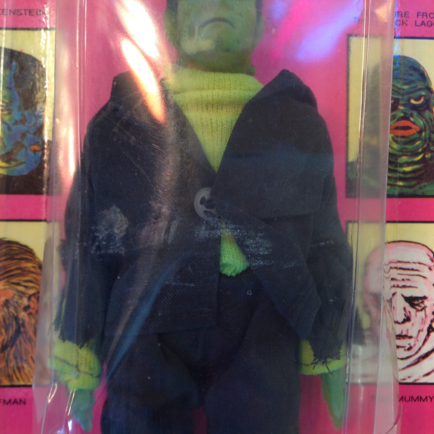 Vintage 1970's Official World Famous Monsters Frankenstein Monster in Package