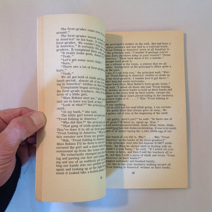Vintage 1967 Trade Paperback Trout Fishing In America Richard Brautigan Delta