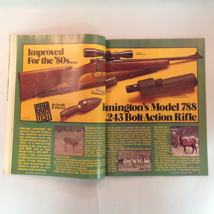 Vintage Sep 1980 Shooting Times Magazine Remington's New M788 In .243 CF Rifles Special Hunting-Ammo Report Weatherby's First Pistol