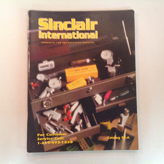 Vintage 1999 Sinclair International Products for the Precision Shooter Catalog 99-A