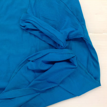 Vintage 1990's NOS Hanes Beefy-T Blue Teal Turqouise Single Stitch Short Sleeve T-Shirt