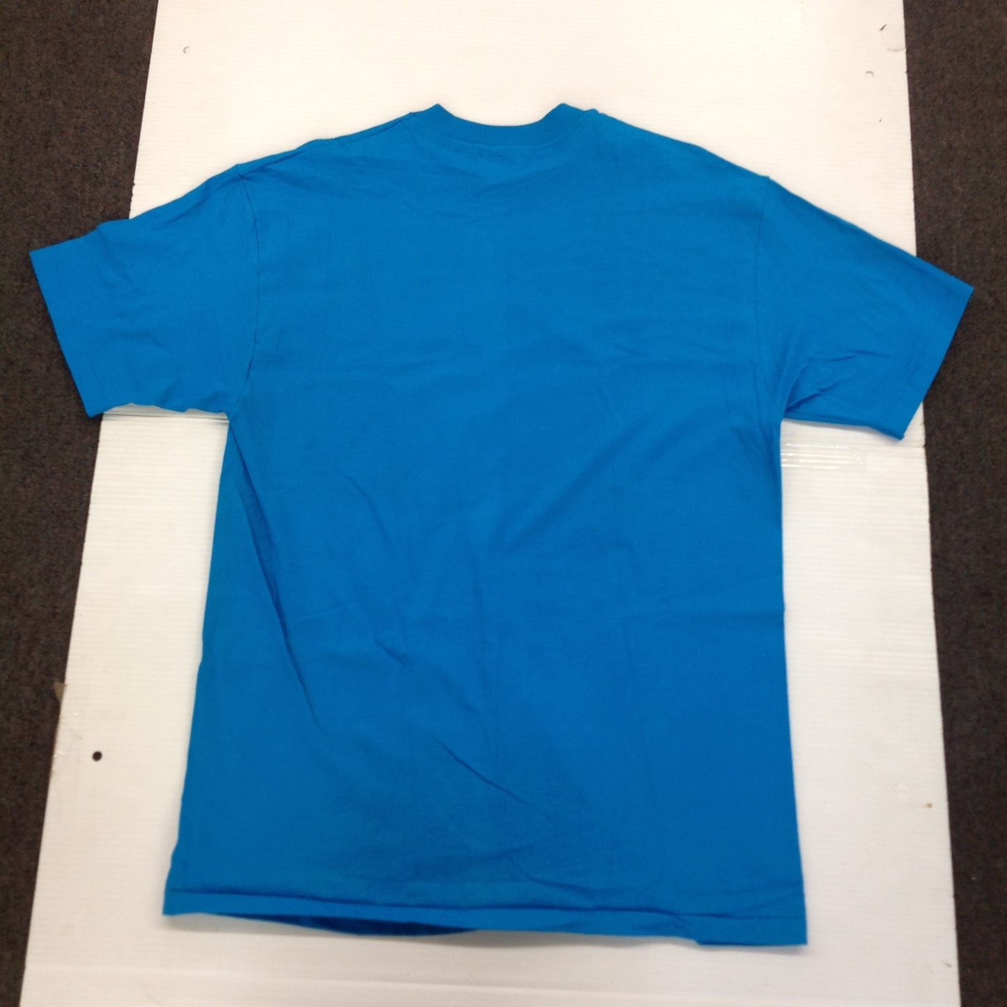 Vintage 1990's NOS Hanes Beefy-T Blue Teal Turqouise Single Stitch Short Sleeve T-Shirt