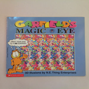 Vintage 1995 Trade Paperback Garfield's Magic Eye 3D Illusions N E Thing Enterprises