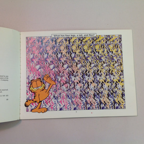 Vintage 1995 Trade Paperback Garfield's Magic Eye 3D Illusions N E Thing Enterprises
