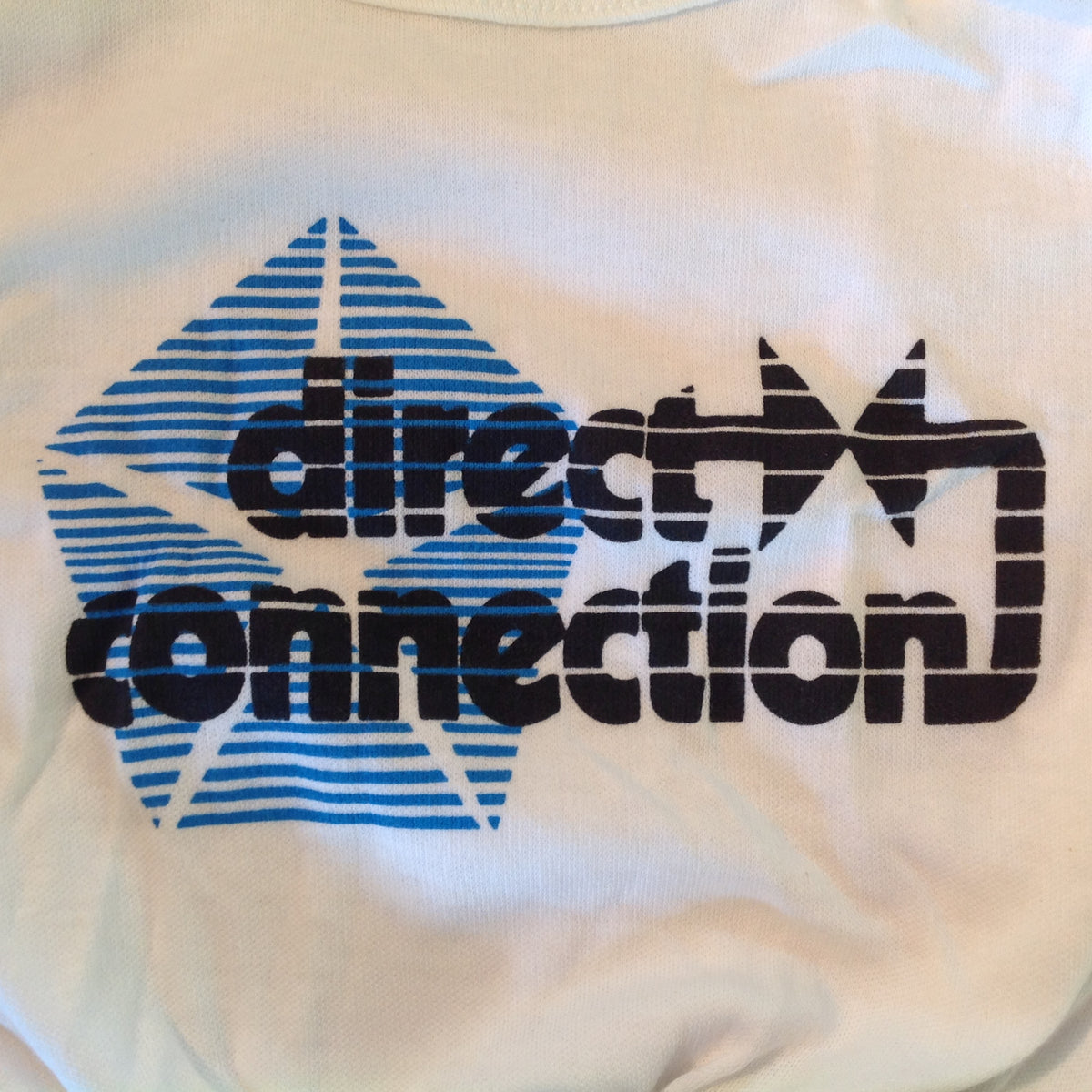 Vintage Chrysler Dodge Direct Connection White MidRiff Crop Top 1/2 Shirt M Child's?