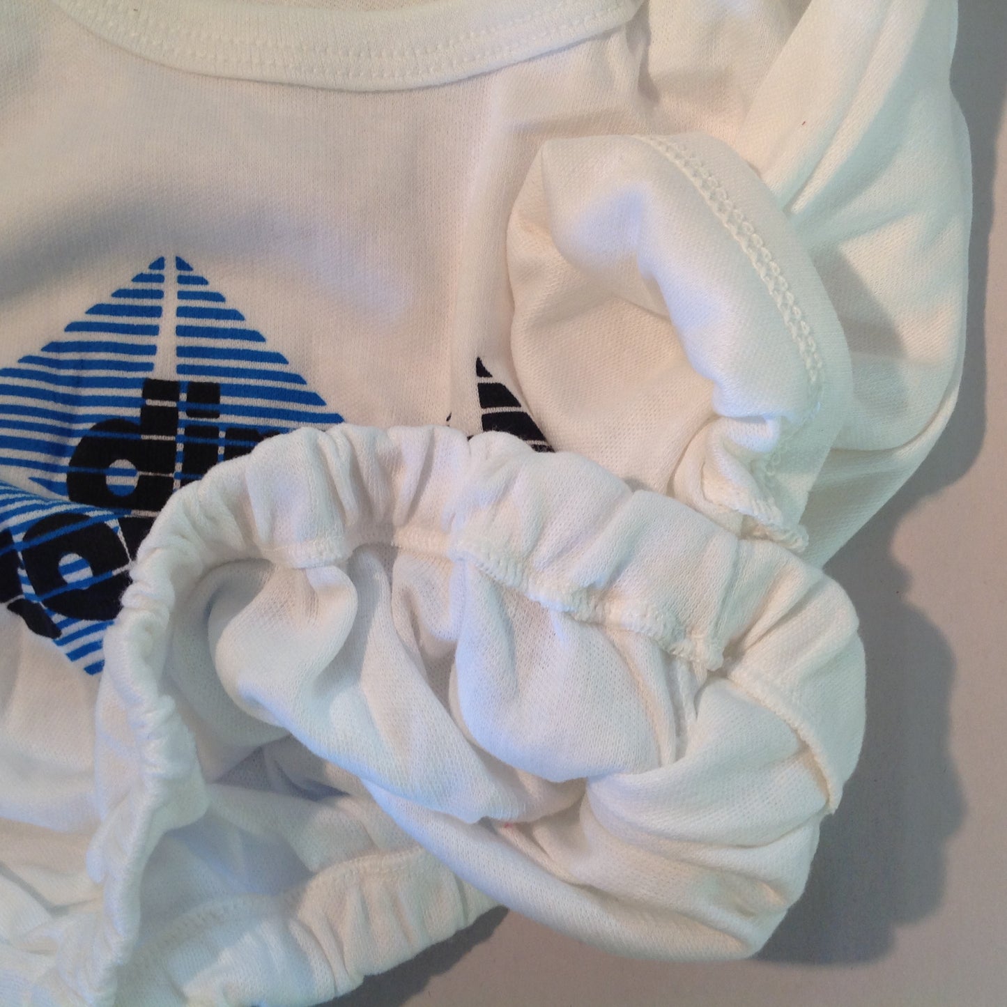 Vintage Chrysler Dodge Direct Connection White Mid Riff Crop Top 1/2 Shirt Adult Medium Child Sized (?)