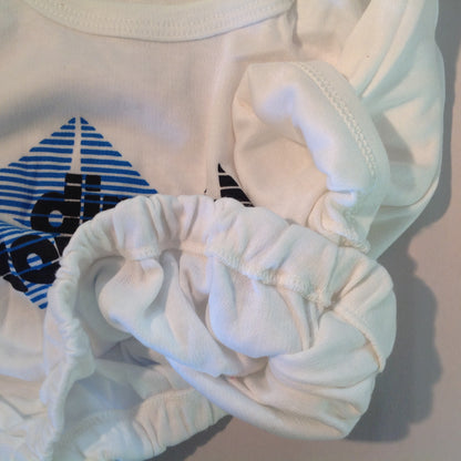 Vintage Chrysler Dodge Direct Connection White Mid Riff Crop Top 1/2 Shirt Adult Medium Child Sized (?)
