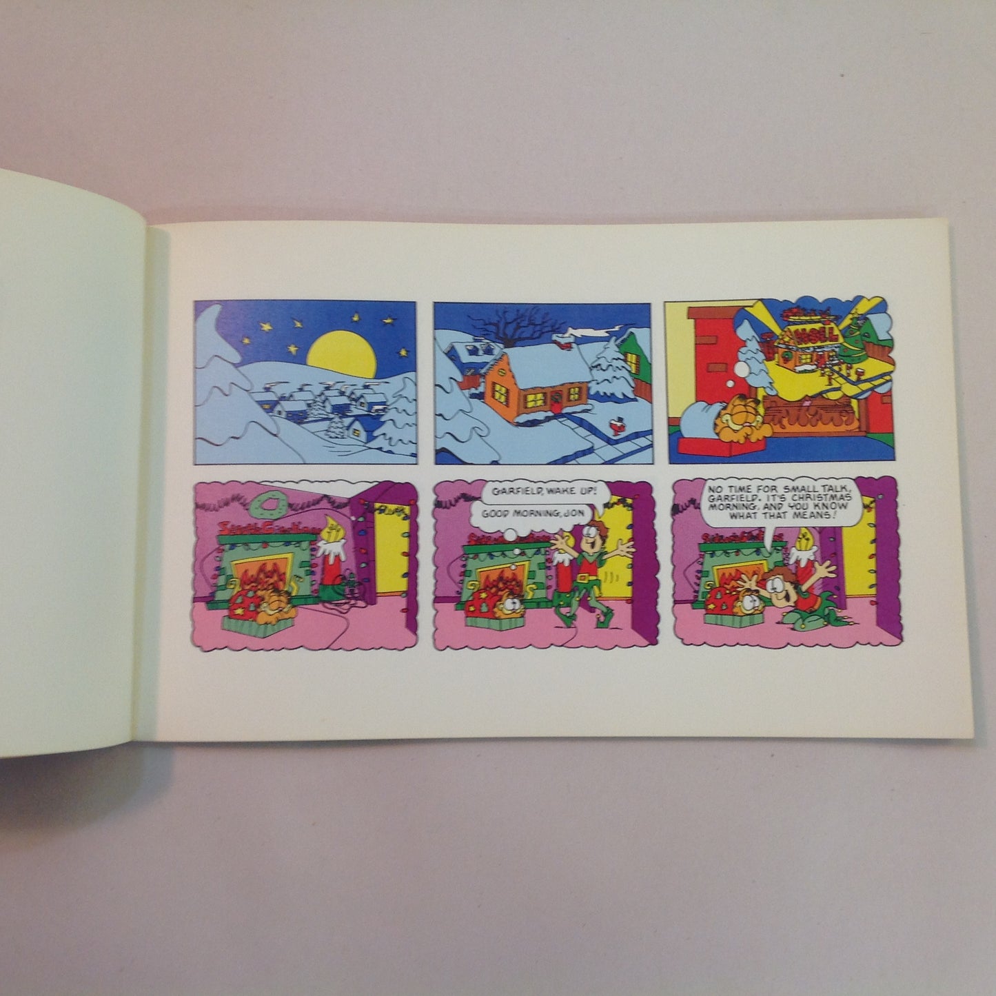 Vintage 1987 Trade Paperback A Garfield Christmas Jim Davis