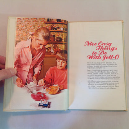 Vintage 1975 Hardcover Cookbook The New Joys of Jell-O Gelatin Dessert Recipe Book