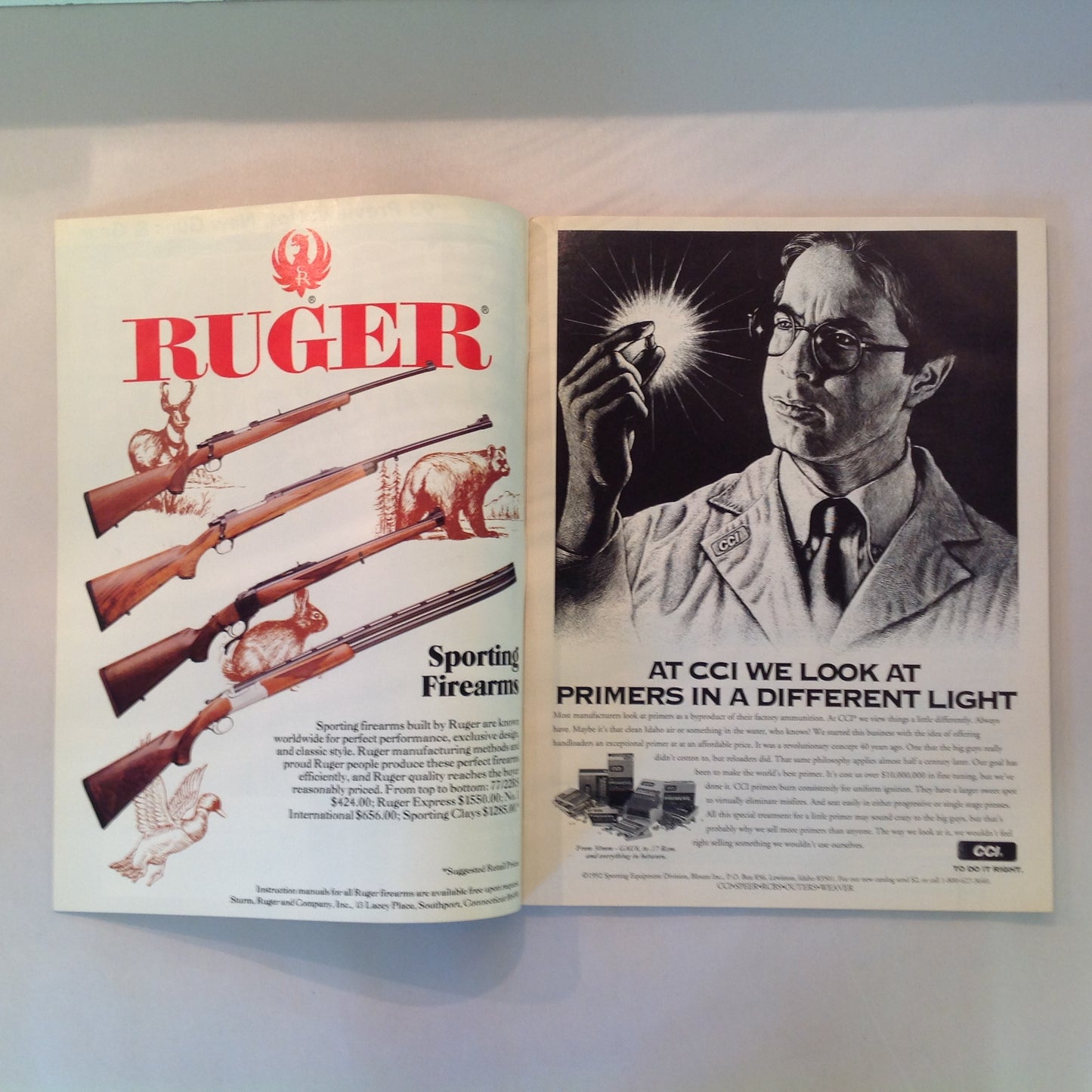 Vintage Jan 1993 Shooting Times Magazine .357 Fire and Fury '93 Preview Fine-Tune Ruger Revolver