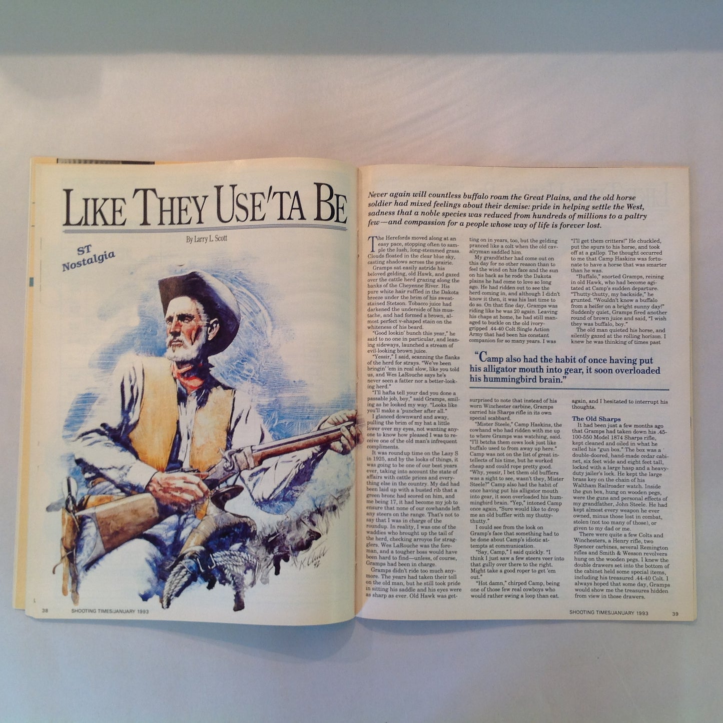 Vintage Jan 1993 Shooting Times Magazine .357 Fire and Fury '93 Preview Fine-Tune Ruger Revolver