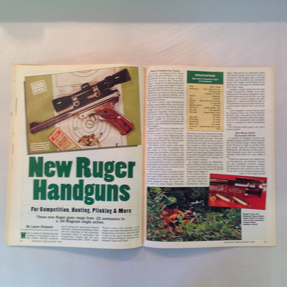 Vintage Jan 1993 Shooting Times Magazine .357 Fire and Fury '93 Preview Fine-Tune Ruger Revolver