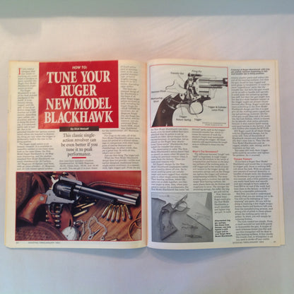 Vintage Jan 1993 Shooting Times Magazine .357 Fire and Fury '93 Preview Fine-Tune Ruger Revolver