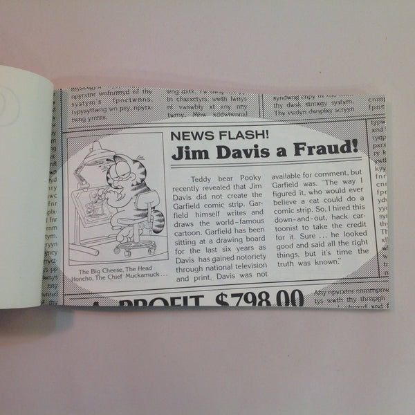 Vintage 1980 Trade Paperback Garfield Makes It Big: His 10th Book Jim Davis First Edition