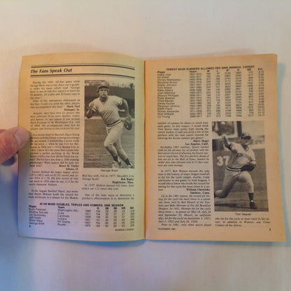 Vintage Nov 1981 Baseball Digest Magazine Pete Rose Keeps on Ticking