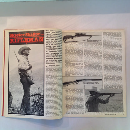 Vintage Jul 1982 Shooting Times Magazine Battle For Top Velocity .223 Vs .22-250 Serial Number Know-How Handgun Bonus .38 & .44