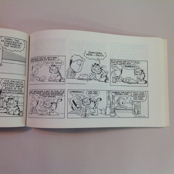 Vintage 1980 Trade Paperback Garfield Out to Lunch: His 12th Book Jim Davis First Edition