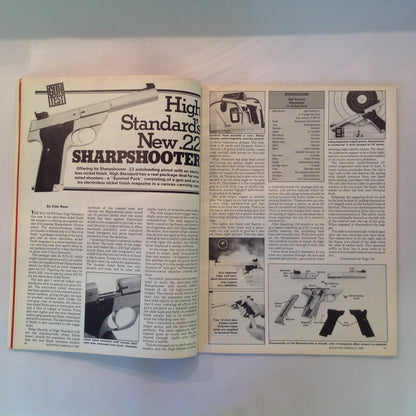 Vintage Jul 1982 Shooting Times Magazine Battle For Top Velocity .223 Vs .22-250 Serial Number Know-How Handgun Bonus .38 & .44