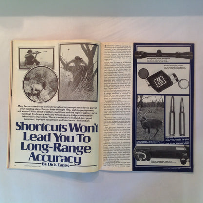 Vintage Jul 1982 Shooting Times Magazine Battle For Top Velocity .223 Vs .22-250 Serial Number Know-How Handgun Bonus .38 & .44