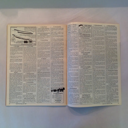 Vintage Jul 1982 Shooting Times Magazine Battle For Top Velocity .223 Vs .22-250 Serial Number Know-How Handgun Bonus .38 & .44