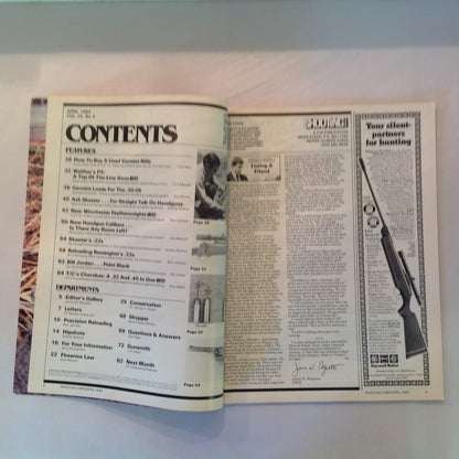 Vintage Apr 1984 Shooting Times Magazine New Winchester Featherweight Short Action M70 Special Varminting Section