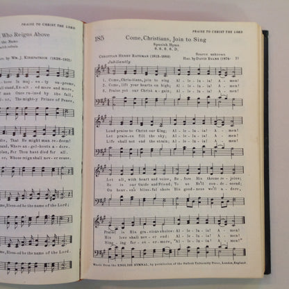 Vintage 1950 Hardcover The Hymnal of the Evangelical Mission Covenant Church