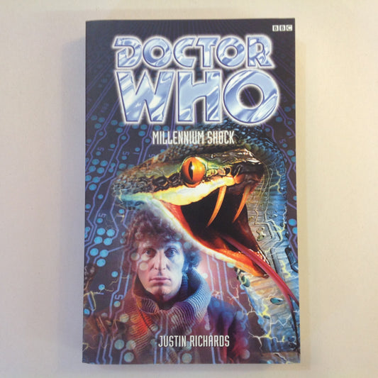 Vintage 1999 Mass Market Paperback Doctor Who: Millennium Shock Justin Richards First Edition