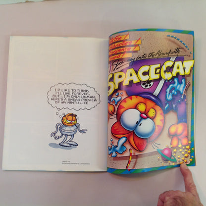 Vintage 1984 Trade Paperback Garfield: His 9 Lives Jim Davis First Edition Illustrated Short Stories
