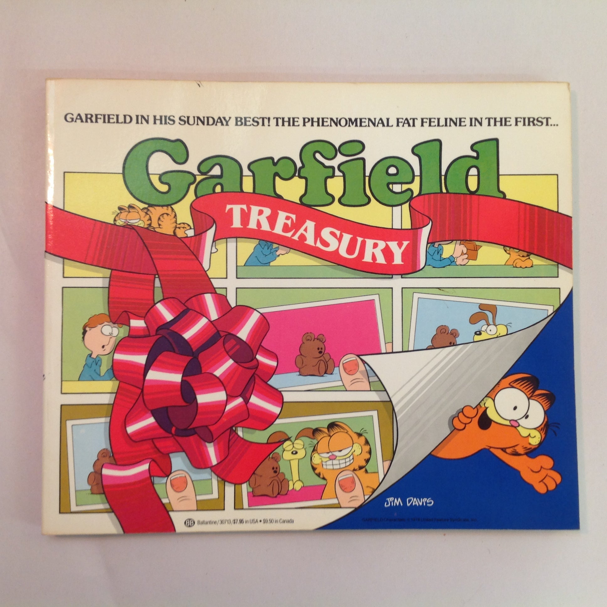 Vintage 1982 Trade Paperback Garfield Treasury First Edition Sunday Best