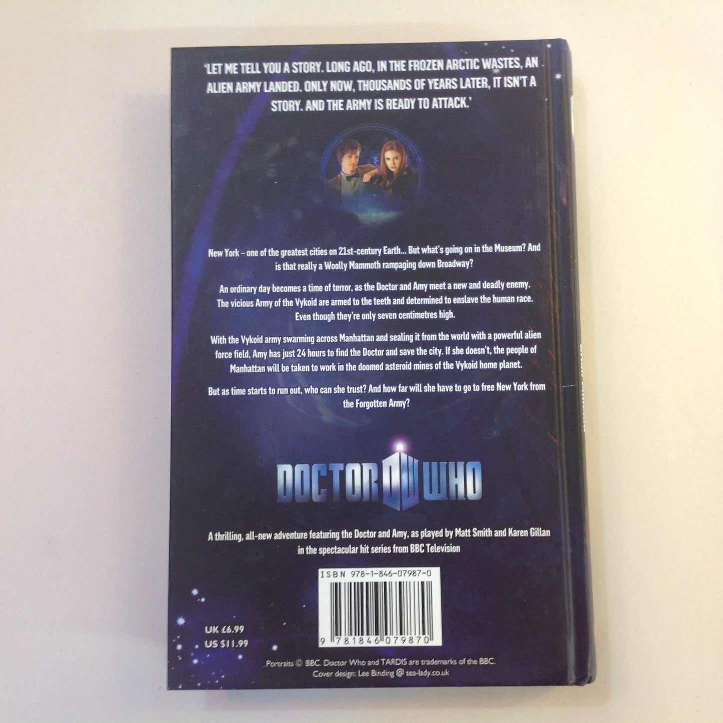 2010 Hardcover Doctor Who: The Forgotten Army Brian Minchin BBC Books First Edition