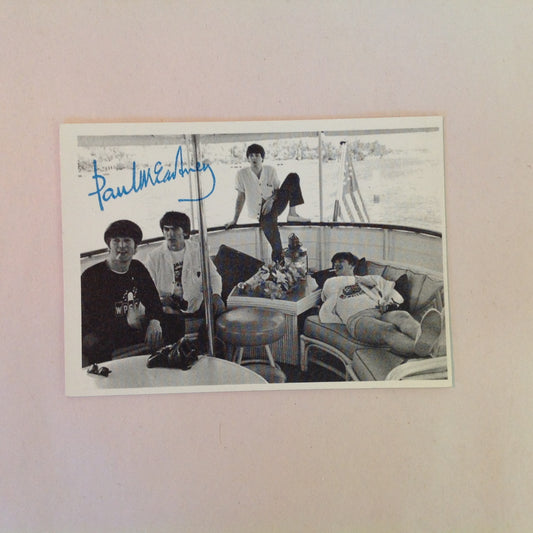 Vintage 1964 Topps Beatles Cards 3rd Series B&W Card No. 117 Beatles Onboard Ship