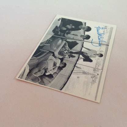 Vintage 1964 Topps Beatles Cards 3rd Series B&W Card No. 117 Beatles Onboard Ship