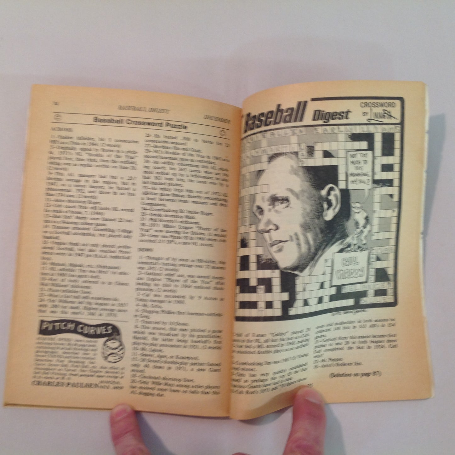 Vintage Dec 1972 Baseball Digest Magazine Dick Allen: 1972 Player of the Year