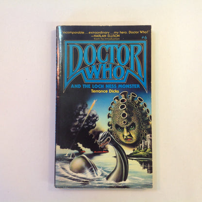 Vintage 1981 Mass Market Paperback Doctor Who #6: Doctor Who and the Loch Ness Monster