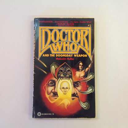Vintage 1979 Mass Market Paperback Doctor Who #2: Doctor Who and the Doomsday Weapon
