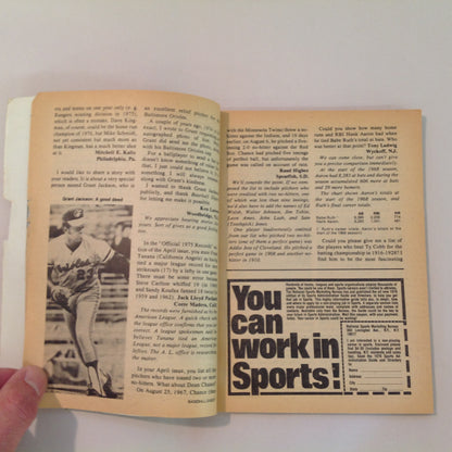 Vintage Jun 1976 Baseball Digest Magazine Cleveland's Rick Manning