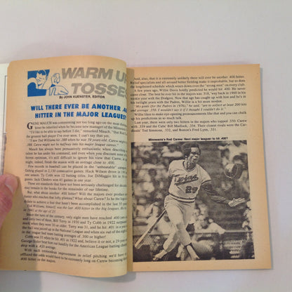 Vintage Jun 1976 Baseball Digest Magazine Cleveland's Rick Manning