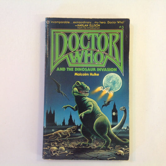 Vintage 1981 Mass Market Paperback Doctor Who #3: Doctor Who and the Dinosaur Invasion