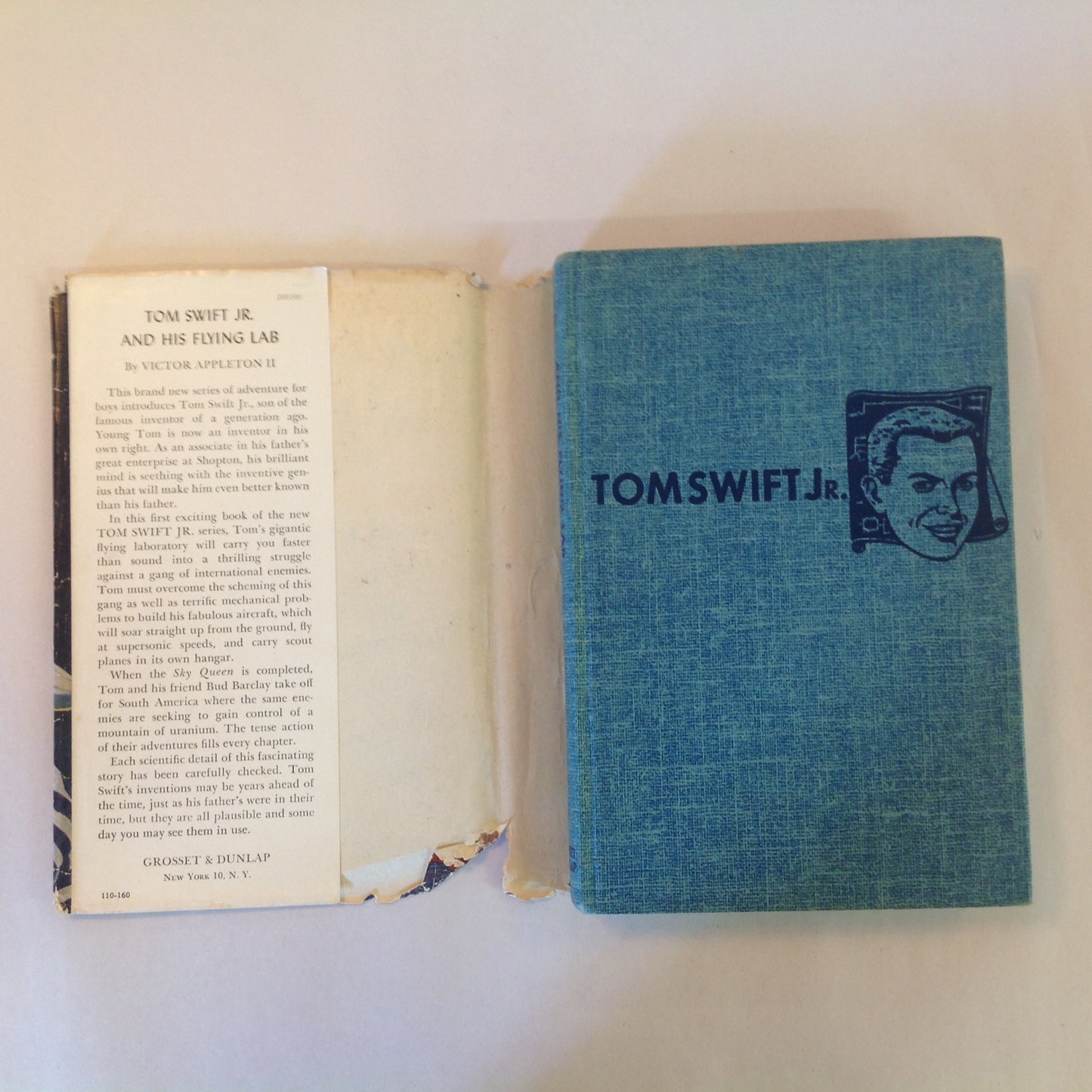 Vintage 1954 Hardcover Tom Swift and His Flying Lab Victor Appleton II