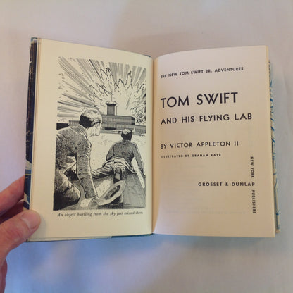 Vintage 1954 Hardcover Tom Swift and His Flying Lab Victor Appleton II