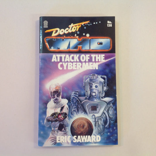 Vintage 1989 Mass Market Paperback Doctor Who: Attack of the Cybermen Eric Saward